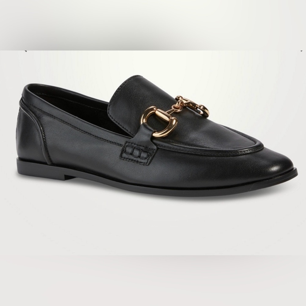Jeffrey Campbell Velviteen Leather Loafer, black, size 7